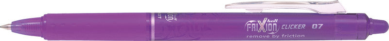 Pilot FriXion Ball Clicker – radierbarer Tintenroller, 0,7 mm, lila