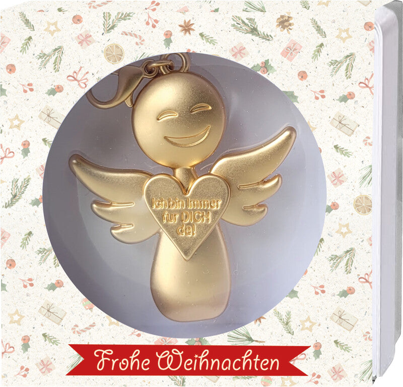 Kurt Eulzer Schlüsselanhänger – Metall, B 45 × H 50 mm, gold