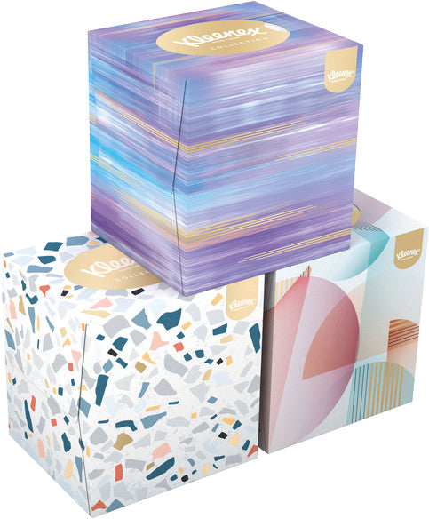 Kleenex Kosmetiktücher Kollektion – 3-lagig, weiss – 48 Tücher