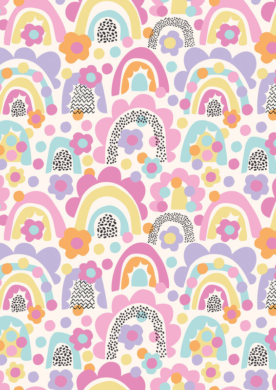 Zoewie Geschenkpapier Rolle – Candy Shop – gestrichenes Papier – 700 × 2000 mm