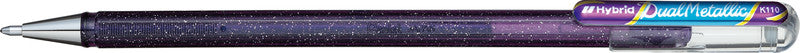 Pentel Gelschreiber – Violett/Blau, 1 mm, für dunkles Papier, Kappe