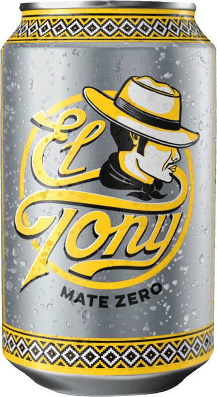 El tony Mate-Drink Zero, Mate, koffeinhaltig – 3,3 dl