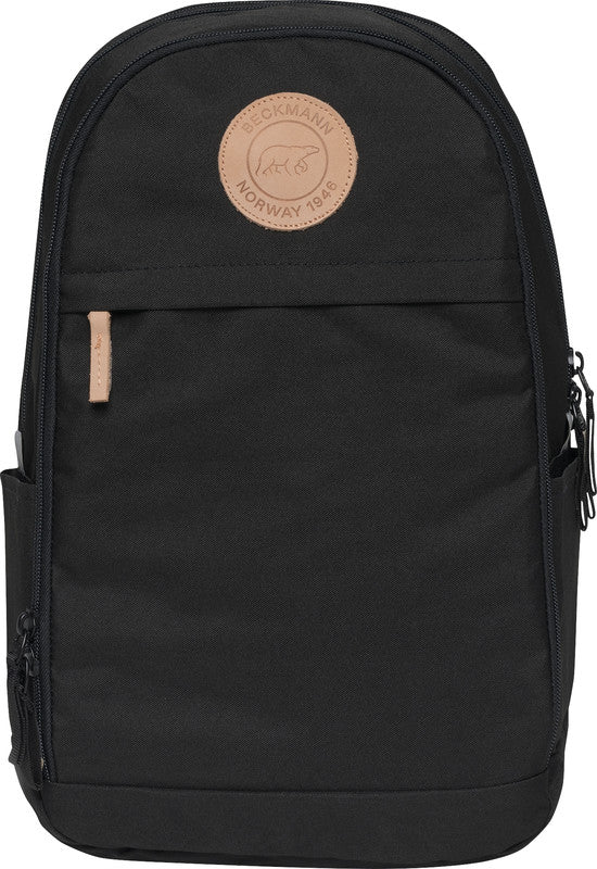 Beckmann Rucksack Urban Midi – Schwarz – 29,0 × 44,0 × 21,0 cm – aus recycelten PET-Flaschen (rPET)