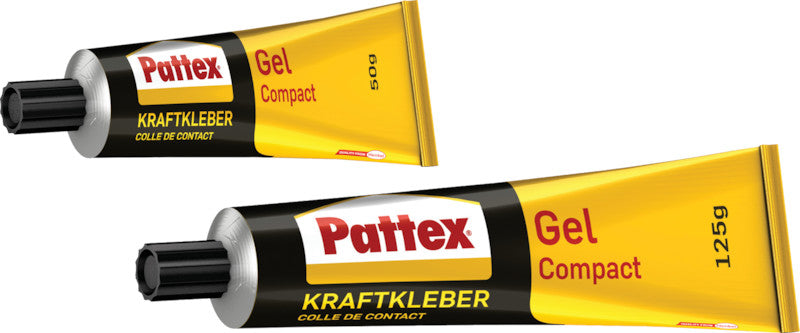 Pattex Kontaktkleber – wasserfest, für Metall, Holz, Kunststoff, 125 g, gelb