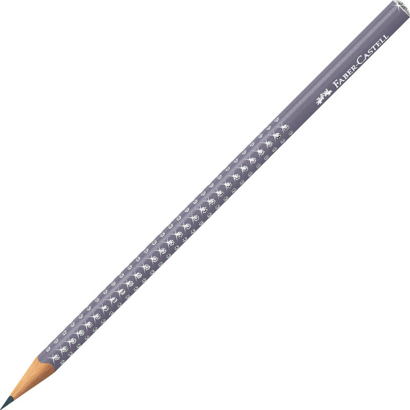 Faber-Castell Grip Sparkle B Bleistift B Mine Ø 2 mm farbig sortiert – Set, 4-teilig