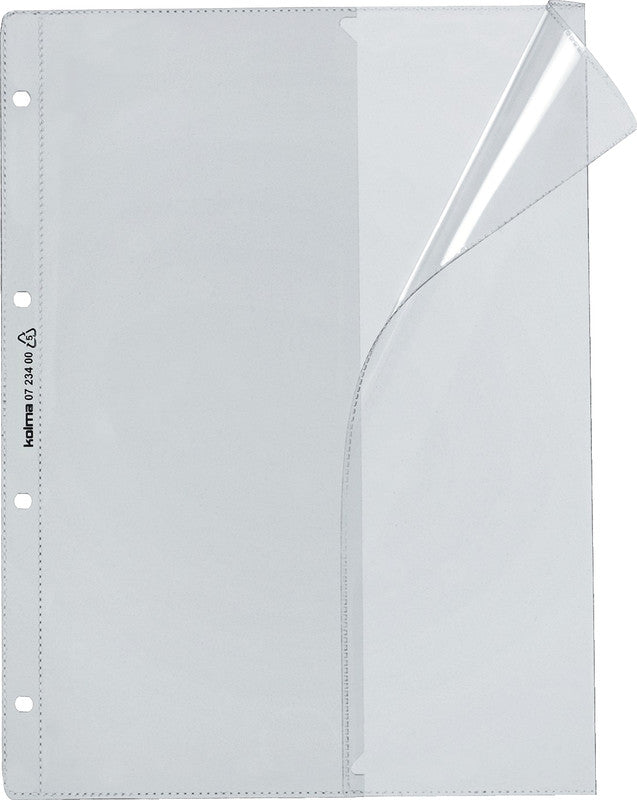 Kolma Sichtmappe A4 – transparent, Kunststoff, glänzend, 140 µm, 10er-Pack