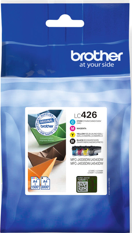 Brother Tintenpatronen-Multipack CMYK, 4er-Pack – für Inkjetdrucker und Multifunktionsgeräte