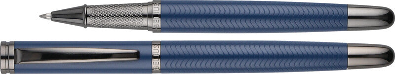 Belius Kugelschreiber – Blau, Aluminium