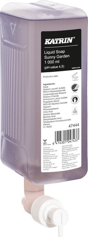 Katrin Flüssigseife Nachfüllung – 1'000 ml – Sunny Garden – für Inclusive