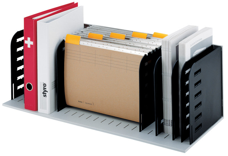 Styro Dokumentenablage – für Hängemappen 320 × 240 mm, 320 × 260 mm – 723 × 304 × 248 mm