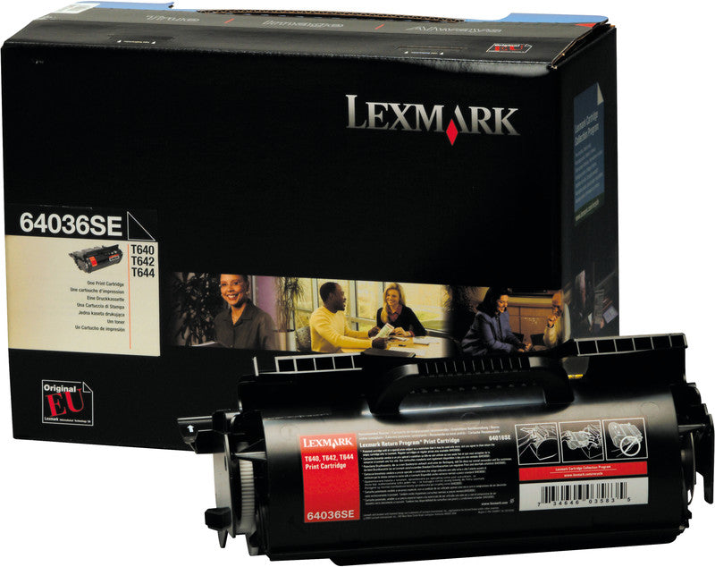 Lexmark Toner – Schwarz, 6000 Seiten