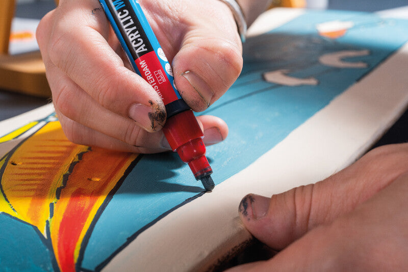 Royal Talens Acrylmarker – Gelbocker