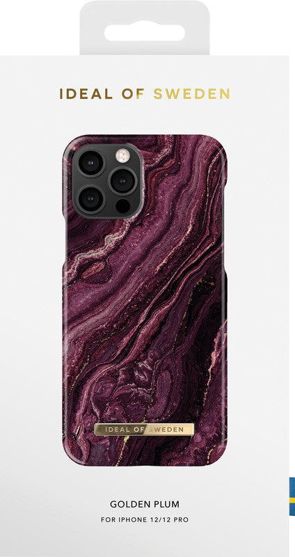 Ideal of Sweden – Backcover – für Apple iPhone 12/12 Pro – Golden Pearl Marble – PC