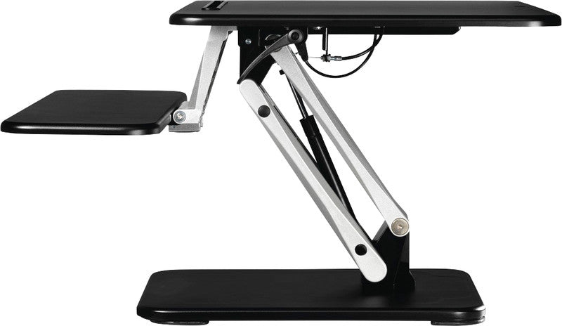 Hama Stehtisch – 80 × 52 × 18–43 cm – Schwarz – Höhenverstellbar