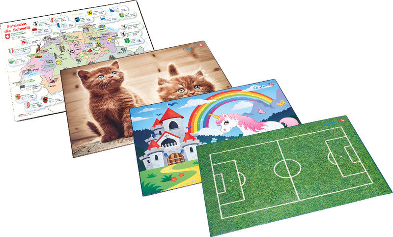 Laufer Schreibunterlage – Fussballfeld – 530 × 400 mm – Kunststoff, rutschfest
