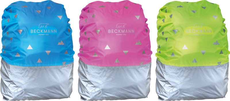 Beckmann Regenhülle – Dreiecke – für Classic, Plus Air, Active Air FLX und andere – blau
