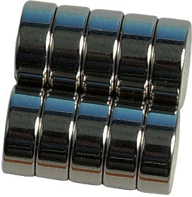 Oxy esthétique Oxy – Starter-Kit – inkl. Magnete (Ø 8 mm, H 3 mm), Nickel – für Whiteboards – 10er-Pack