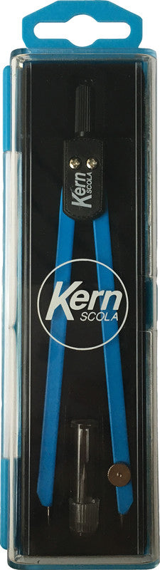 KERN Zirkel – Schenkellänge 13,5 cm, Radius 15 cm, Messing, farbig sortiert