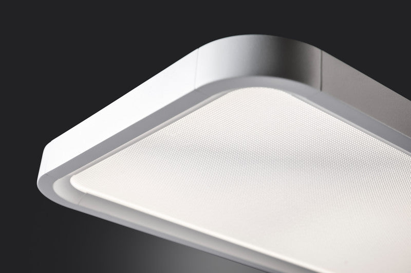 Hansa Stehleuchte – 4000 K neutralweiss, dimmbar, mit Bewegungs- & Tageslichtsensor, 3700 lm, weiss