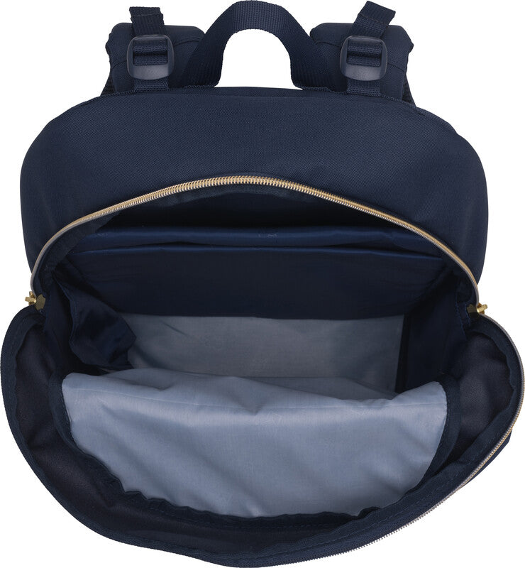 Beckmann Junior Sport Rucksack – Blue Bow – Dunkelblau, 30 l – aus recycelten PET-Flaschen