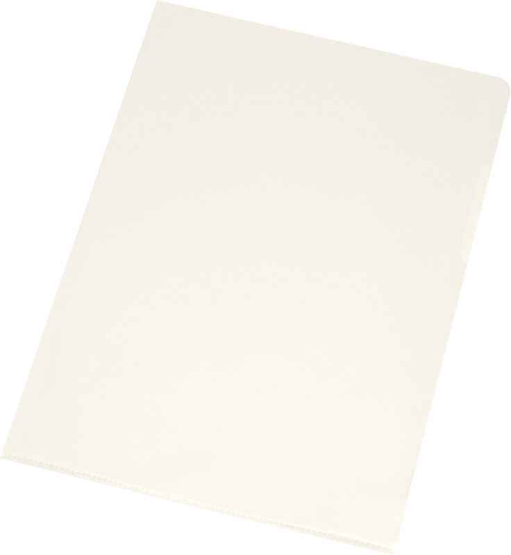 Q-CONNECT Sichtmappe A4 – transparent, Polypropylen, genarbt, blendfrei, 120 µm, 100er-Pack