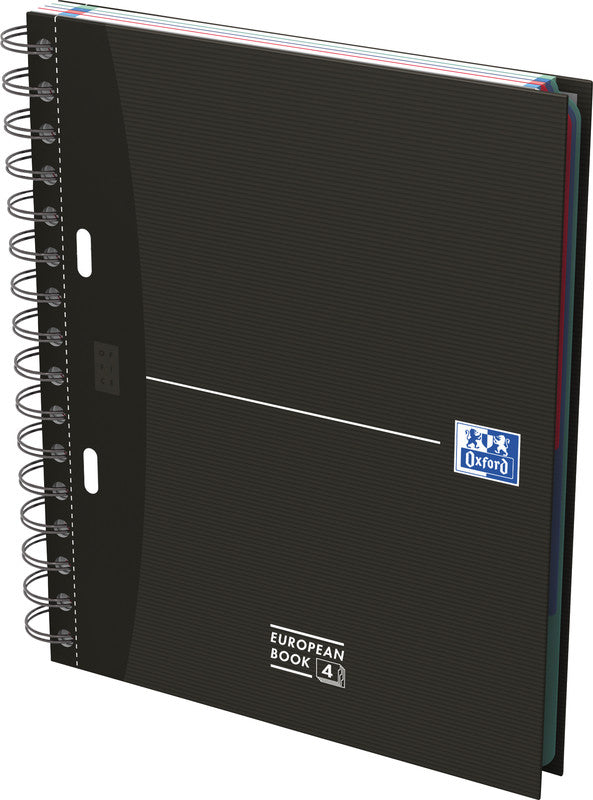 Elba Oxford – Collegeblock Essentials, 100 Blatt, 2-fach gelocht, perforiert, 90 g/m² – sortiert, für SCRIBZEE-App