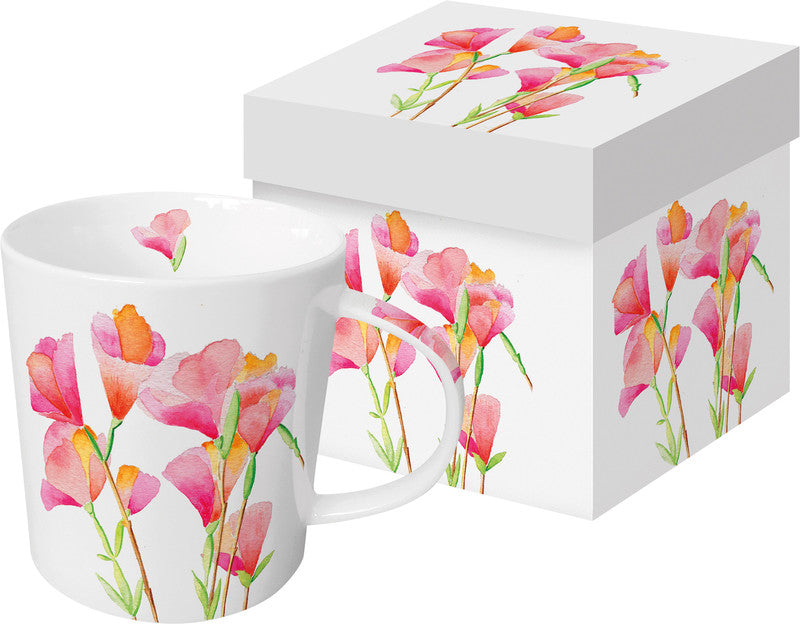 Ppd Godesia Tasse – 0,35 l, New Bone China, mehrfarbig, spülmaschinenfest, mikrowellengeeignet