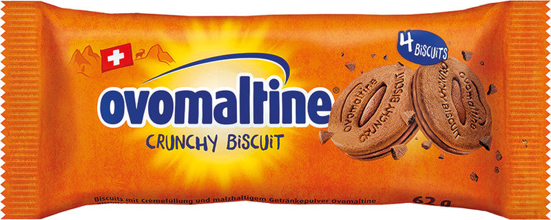 Ovomaltine Crunchy Biscuit – Gebäck, 62 g