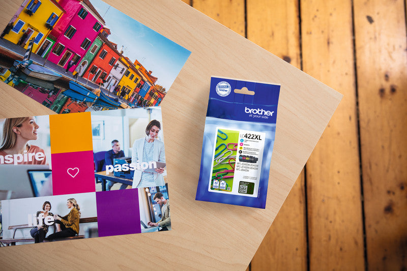 Brother Tintenpatronen-Multipack CMYK, 4er-Pack – für Inkjetdrucker, Multifunktionsgeräte