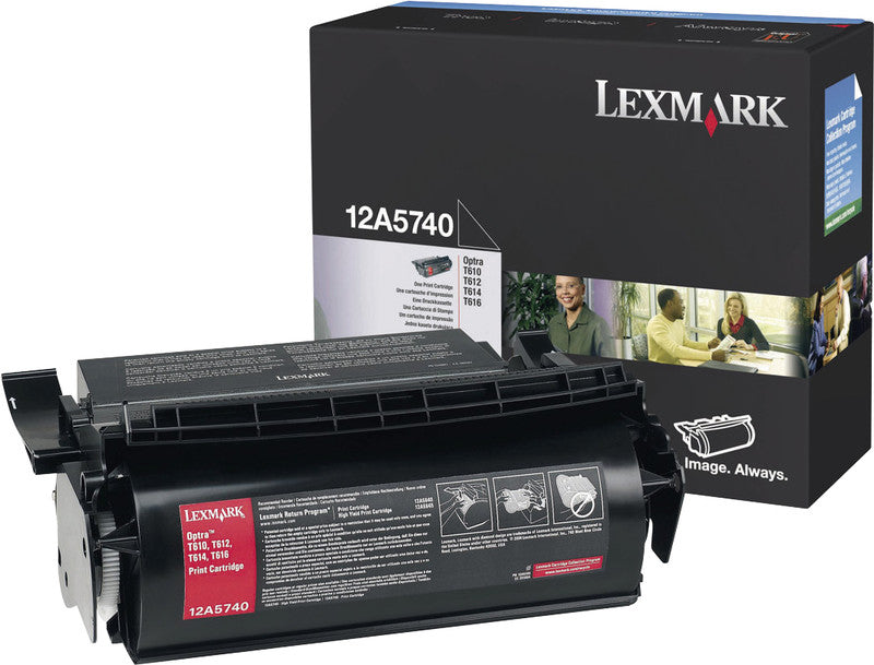 Lexmark Toner – schwarz, 10000 Seiten