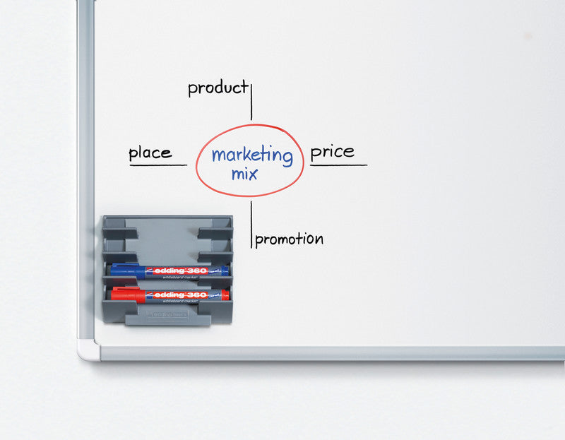 Edding Starter-Kit, inkl. Reiniger, Wischer, 4 Marker – für Whiteboards – 7-teilig