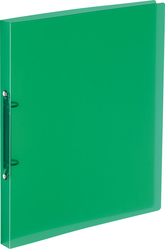 Kolma Zeigebuch – A4 Hochformat – 2-Ring-Mechanik, Ø 10 mm, Rücken 20 mm – Grün, Kunststoff, recyclingfähig