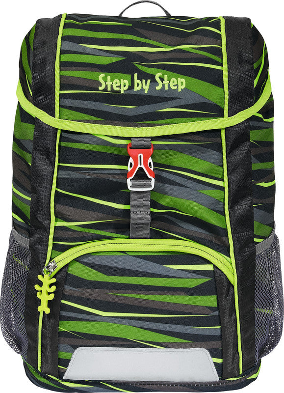 Step by Step KID – Kindergartenrucksack-Set 3-teilig – 13 l, rPET, Wild Cat Chiko