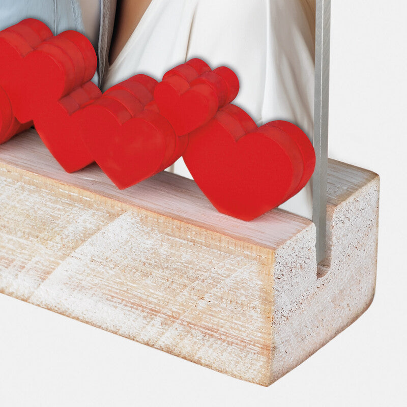 ZEP Kartenhalter – Holz, Rot, 100 × 150 mm – für Karten