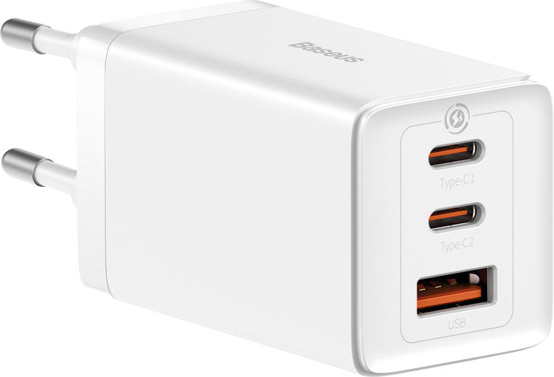 Baseus GaN 5 Pro Ladegerät – 65 W, 2× USB-C + 1× USB-A, PD 3.0
