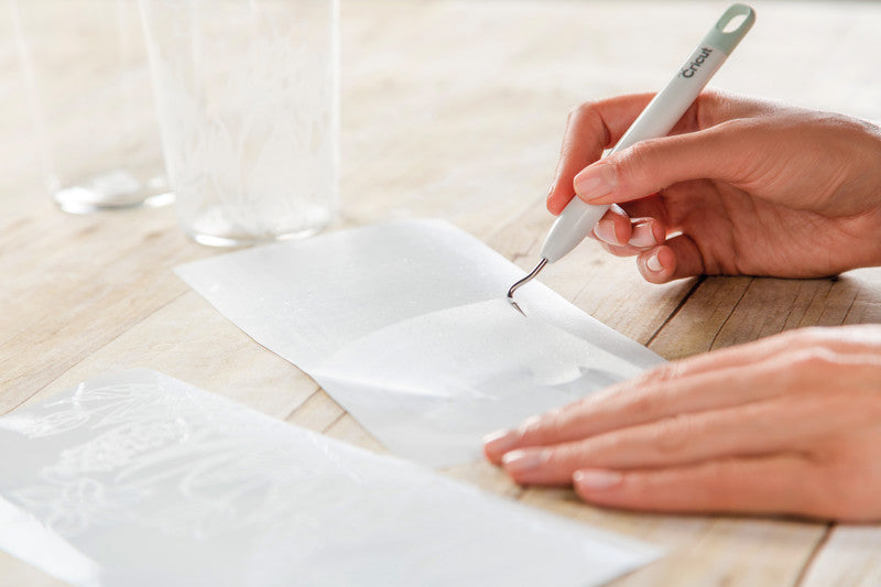Cricut Transferpapier – selbstklebend – weiss – 139 × 1219 mm – für Cricut JOY Schneideplotter