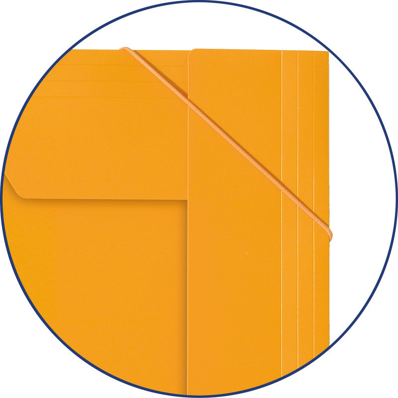 Oxford Collegeblock Softcover, 80 Blatt, 4-fach gelocht, mikroperforiert, 80 g/m² – Orange, für SCRIBZEE App