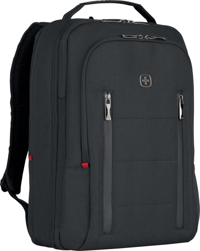 Wenger/SwissGear Wenger CityTraveler – Notebook-Rucksack – für 16"-Notebook, 16 l, Polyester, Schwarz