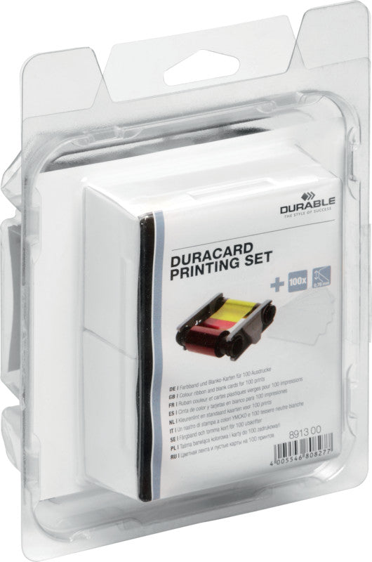 Durable Karten, mehrfarbig, PVC – für DURABLE Duracard ID 300