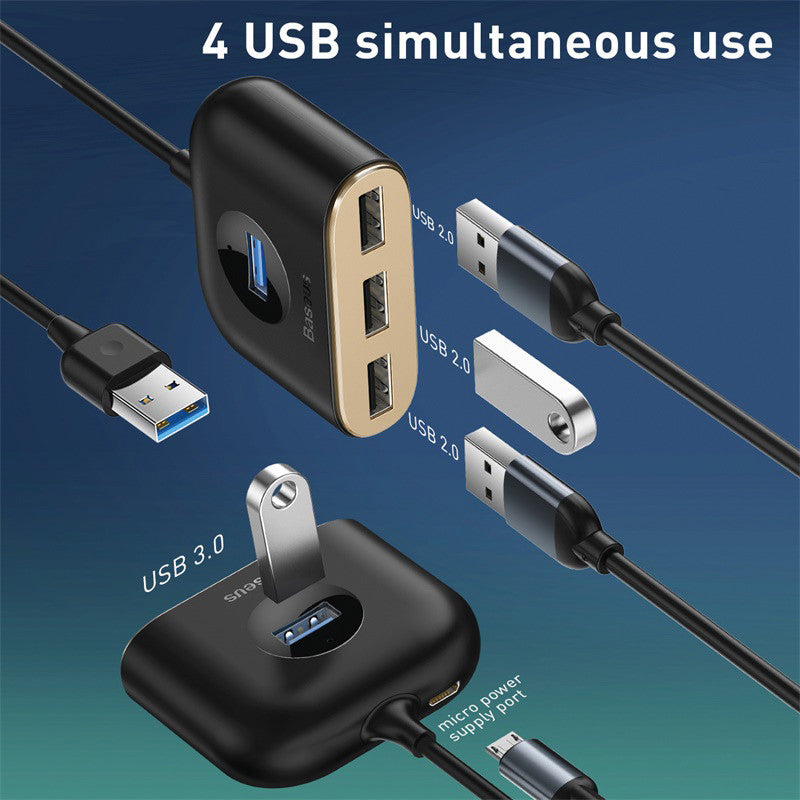 Baseus USB 3.0 Hub – Schwarz