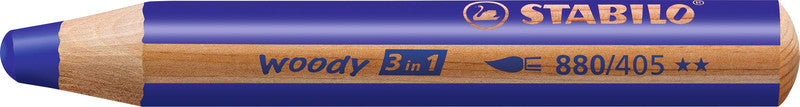 STABILO woody 3 in 1 – ultramarinblau, Ø 10 mm
