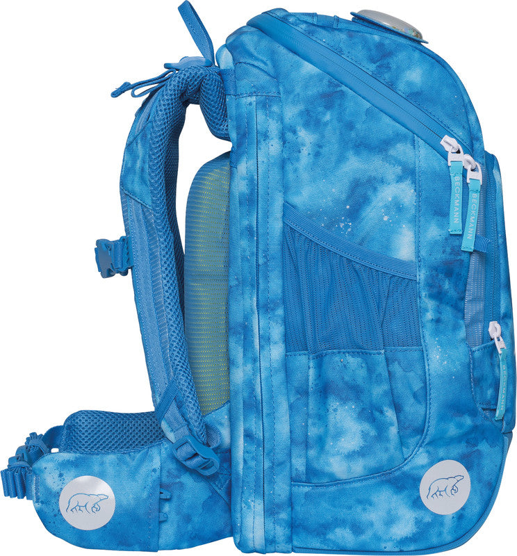 Beckmann Schulrucksack Active Air Flx – Ocean – 26,0×39,0×22,0 cm – recycelte PET-Flaschen