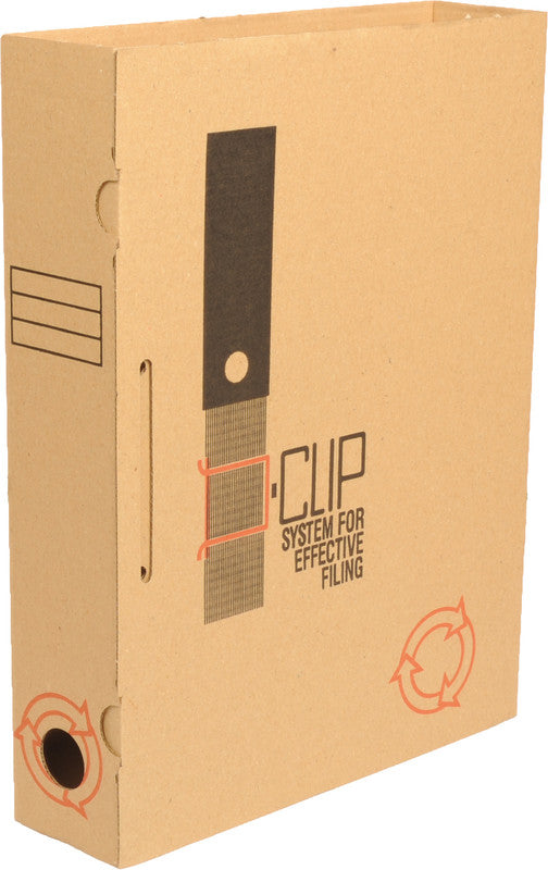 D-case Archivschachtel A4 – 310 × 320 × 60 mm, braun, Karton, mit Griffloch
