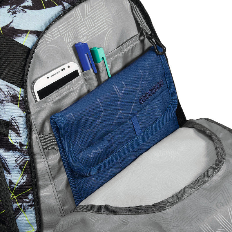 Coocazoo Rucksack Mate – Electric Storm – 30,0 × 44,0 × 23,0 cm – recycelte Materialien
