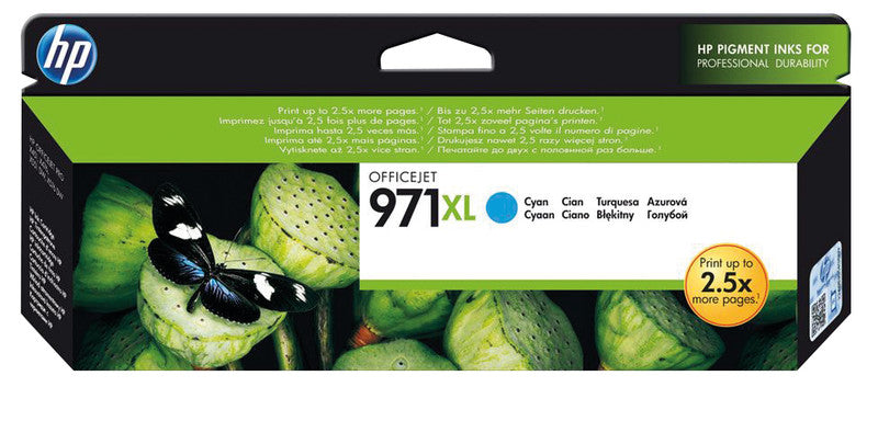 HP Tintenpatrone 971XL, cyan, XL, 6'600 Seiten