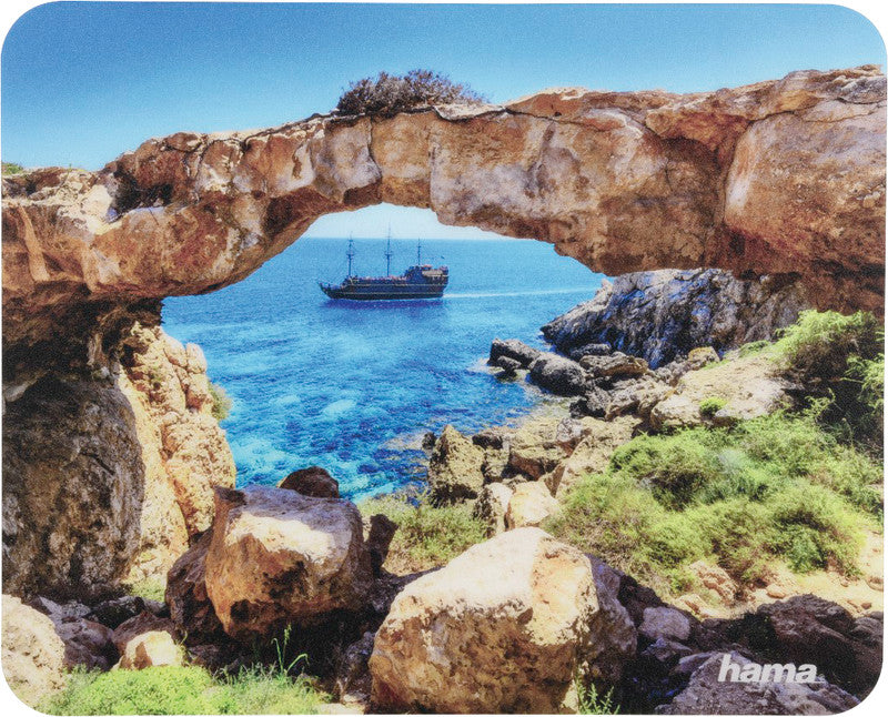 Hama Mausmatte – matt, rutschfest, mehrfarbig, 220 × 1 × 180 mm