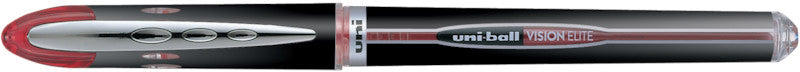 Uni-Ball Vision Elite UB205 – Tintenroller, wasserfest, mit Kappe, 0,2 mm, Rot