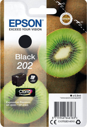 Epson Tintenpatrone C13T02E14010, Schwarz, 6,9 ml – für Tintenstrahldrucker/Multifunktionsgeräte