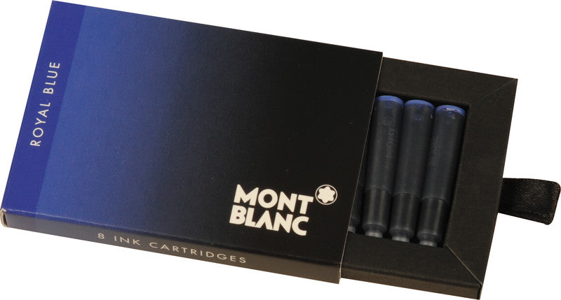 Montblanc Tintenpatronen – Königsblau, geruchsarm, 8 Stk.