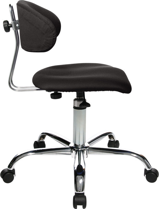 Topstar Hocker Sitness 40 – Sitzhöhe 43–51 cm, 110 kg, schwarz